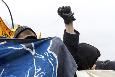 Gedenkkundgebung für Punker Thomas 'Schmuddel' Schulz, Dortmund