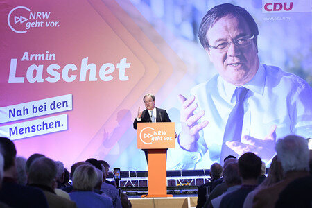Armin Laschet Wahlkampfveranstaltung in Bergisch Gladbach