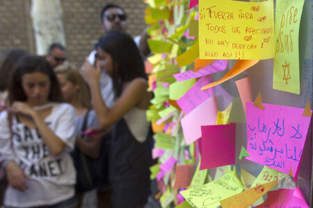 Trauer um die Opfer des Terroranschlags in Barcelona