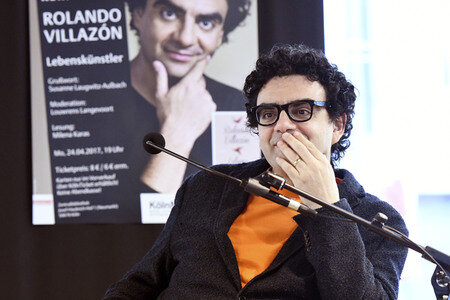 Buchpräsentation 'Lebenskünstler' von Rolando Villazon in Köln