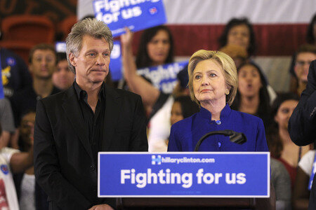 Wahlkampfrede von Hillary Clinton  in Newark