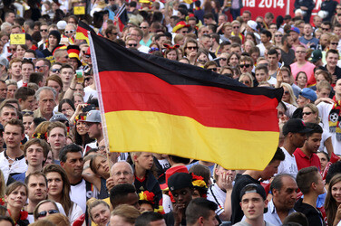 WM-Fanfest beim Spiel Deutschland gegen Frankreich, Hamburg