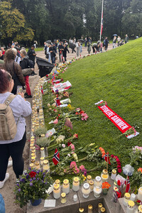 Trauer nach dem Tod von König Harald V. von Norwegen in Oslo