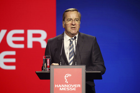 Bühnenpräsentation auf der Hannnover Messe 2026