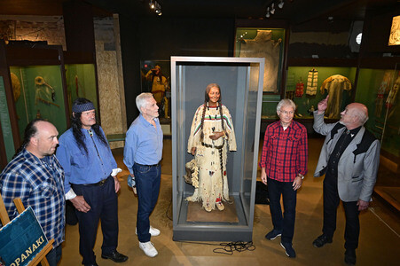 Namensgebung der historischen Blackfoot-Frau im Karl-May-Museum in Radebeul