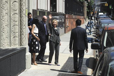 Hillary Clinton spricht in New York