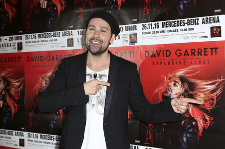 Pressekonferenz mit David Garrett in Berlin