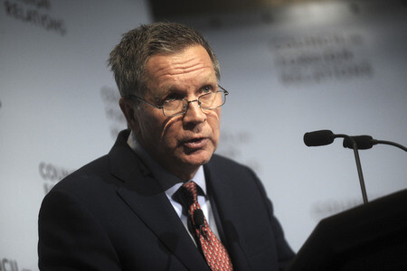 John Kasich spricht in New York