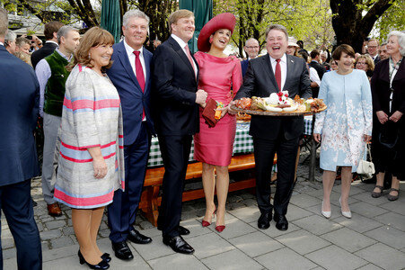 König Willem-Alexander und Königin Maxima der Niederlande in München