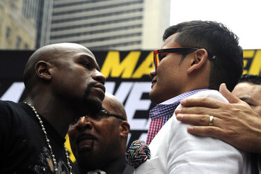 Floyd Mayweather Jr. vs. Marcos Maidana  Pressekonferenz  New York