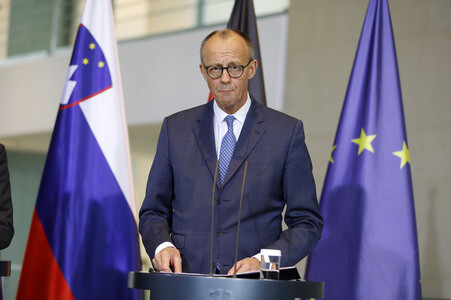 Empfang des Ministerpräsidenten von Slowenien in Berlin