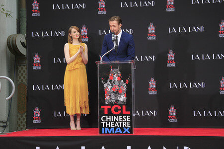 Hand and Footprint Ceremony mit Emma Stone und Ryan Gossling in Los Angeles