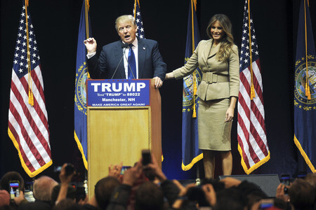 Wahlkampfrede von Donald Trump in Manchester