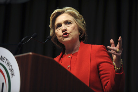 Hillary Clinton spricht auf der NAN Convention in New York