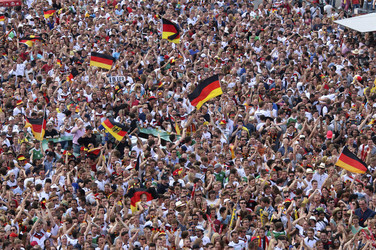 WM-Fanfest beim Spiel Deutschland gegen Frankreich, Hamburg