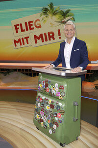Fototermin zur Quizshow 'Flieg mit mir!' in Hamburg