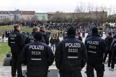 Kiff-In-Aktion im Görlitzer Park, Berlin