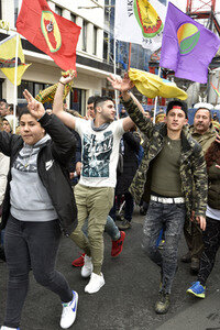 Kurden-Demonstration in Frankfurt