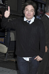 Mike Myers Visits 'Late Show With David Letterman', New York