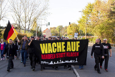 Neonazi Demo, Berlin