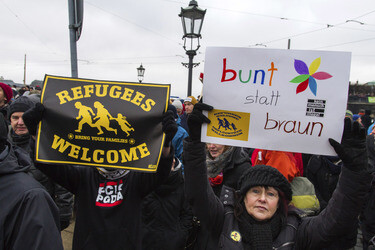 No Pegida Demonstration, Dresden