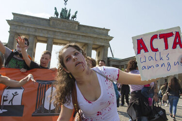 Zombie-Walk der Piratenpartei, Berlin
