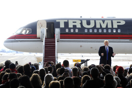 Wahlkampfrede von Donald Trump in Dubuque