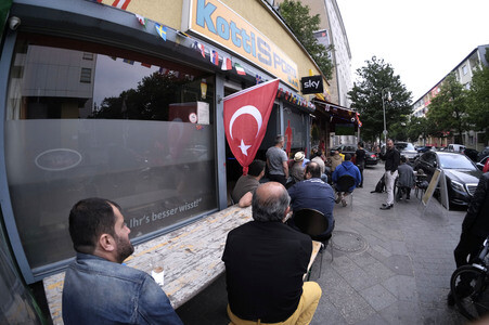 UEFA-Fußball-Europameisterschaft 2016 Spiel Türkei gegen Kroation in Berlin