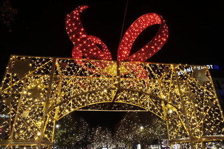 Weihnachtsbeleuchtung am Kudamm 2025 in Berlin