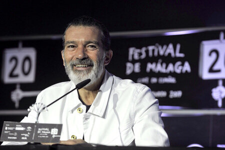 Pressekonferenz mit Antonio Banderas auf dem Malaga Film Festival 2017