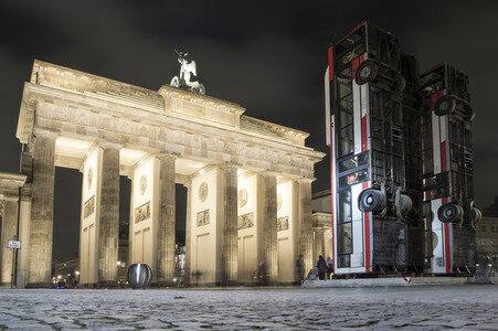 Bus-Skulptur  in Berlin