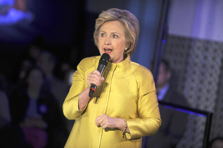 Wahlkampfrede von Hillary Clinton in New York