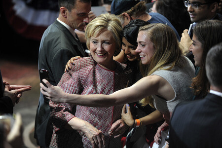 Hillary Clinton bei der NY State Democratic Primary Victory Celebration in New York