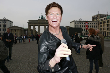 Launch der Wachsfigur von David Hasselhoff, Berlin