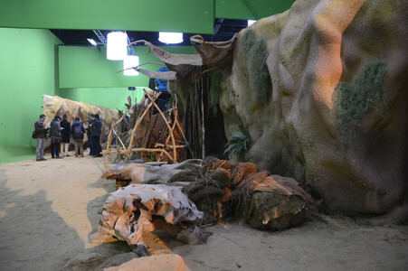 Dreharbeiten zu 'Iron Sky: The Coming Race' in Lint