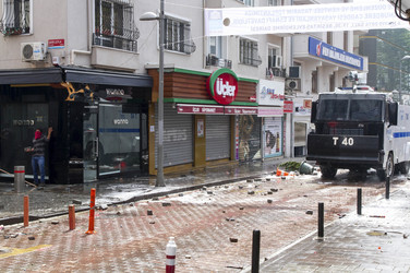 Maidemonstration in Istanbul