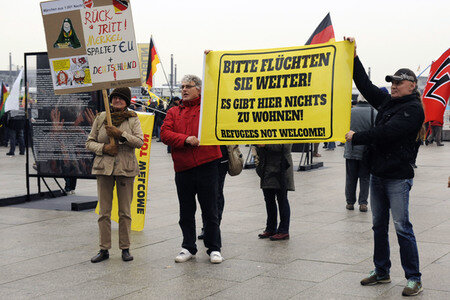 'Merkel muss weg' Demo in Berlin