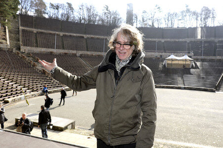 Fototermin mit Helge Schneider in Berlin
