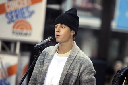 Justin Bieber in der NBC-Show 'Today' in New York