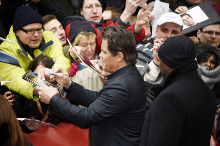 Ankunft zur 'Hail, Caesar!' Pressekonferenz, Berlinale 2016