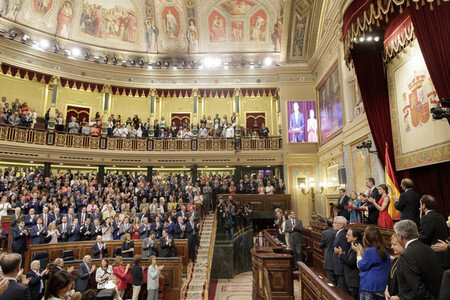 Feierlichkeiten zu 40 Jahre spanische Demokratie in Madrid