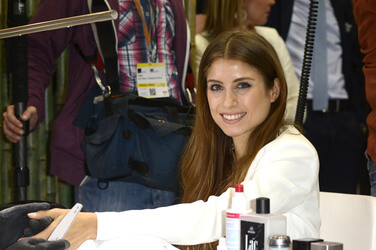 Cathy Fischer auf der Beauty Düsseldorf