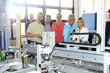Doris Schröder-Köpf besucht Berufsbildende Schulen, Neustadt