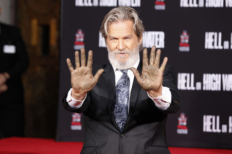 Hand and Footprint Ceremony mit Jeff Bridges in Los Angeles