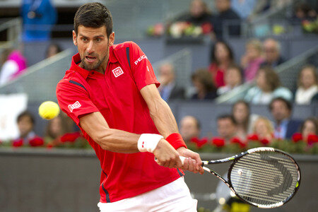 Tennis Match Novak Djokovic vs Kei Nishikori in Madrid