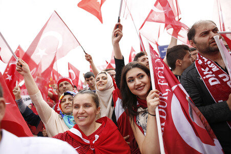 Erdogan-Demo in Köln