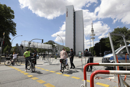 Impressionen vom G-20-Gipfel in Hamburg