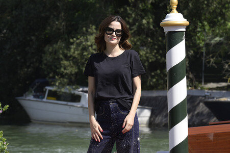 Ankunft von Giulia Elettra Gorietti am Hotel Excelsior, Internationale Filmfestspiele von Venedig 2025