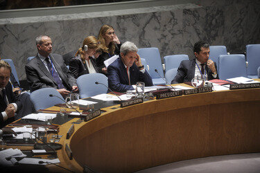 John Kerry leitet die UN Sicherheitsrat-Sitzung zum Thema Irak, New York