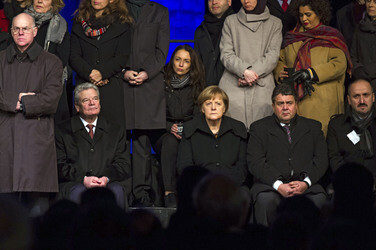 Mahnwache am Brandenburger Tor, Berlin